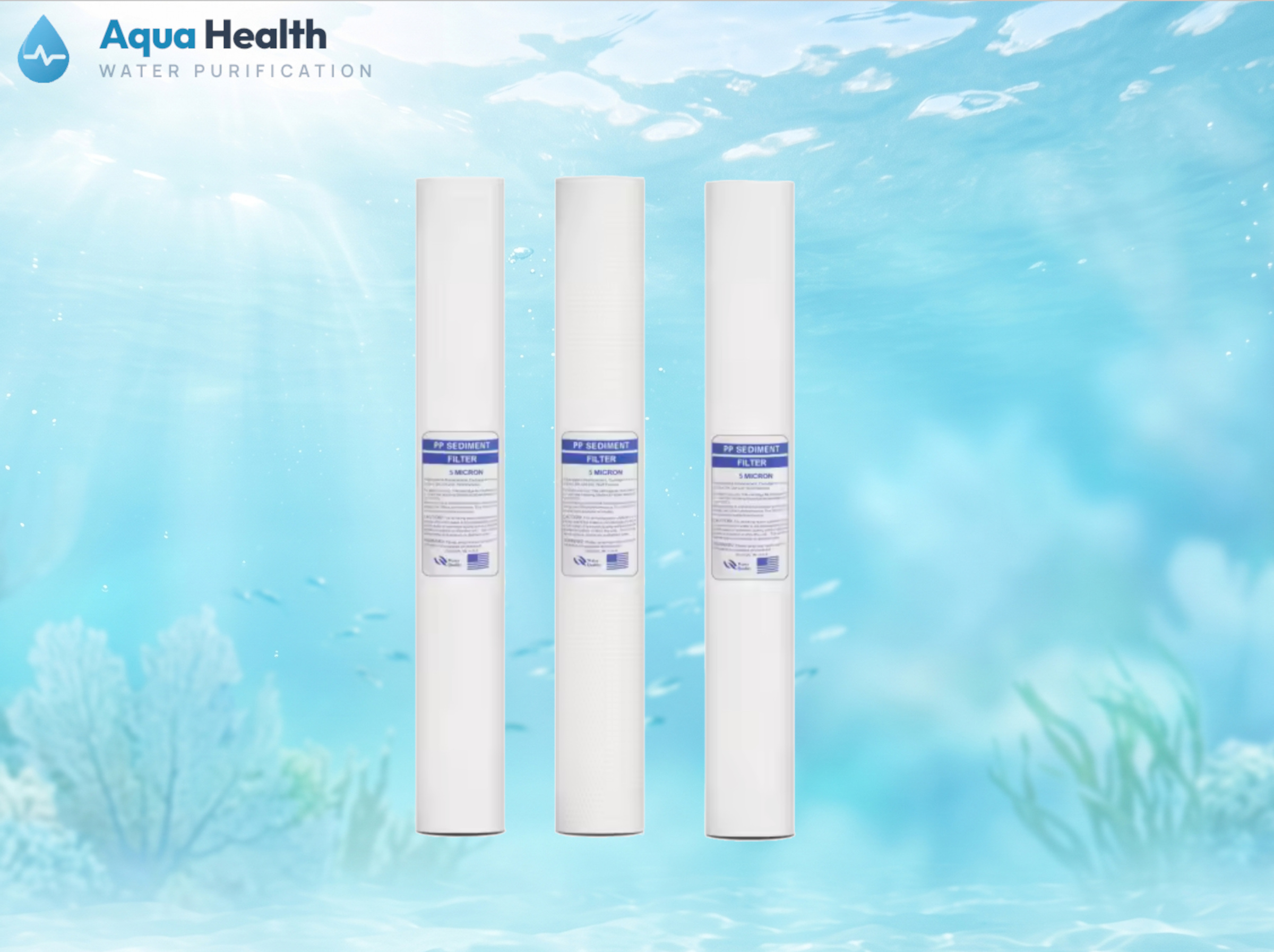 AquaHealth Cartridge Filter — 20-inch Jumbo (700 g)
