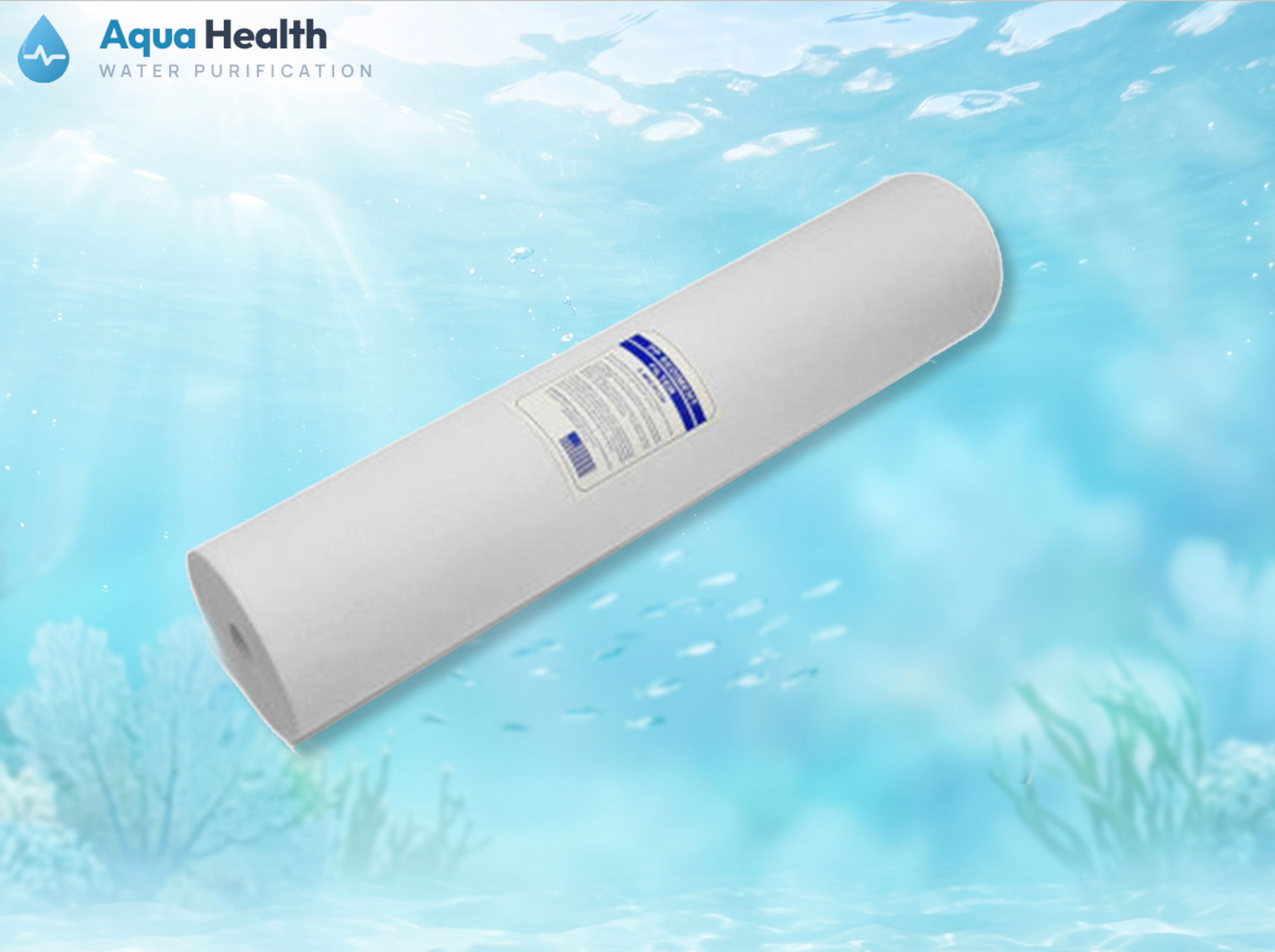 AquaHealth Cartridge Filter — 20-inch Jumbo (800 g)