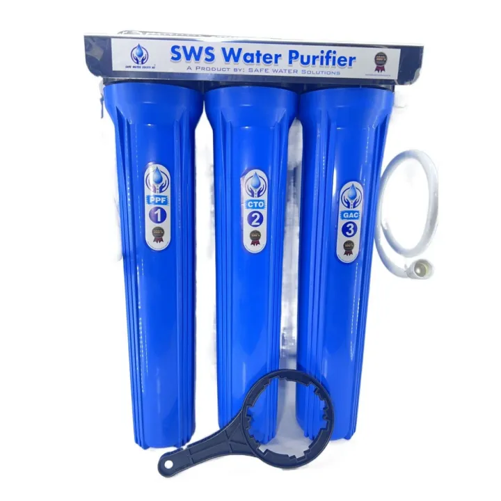 3 Stage Water Purification System 20" Slim