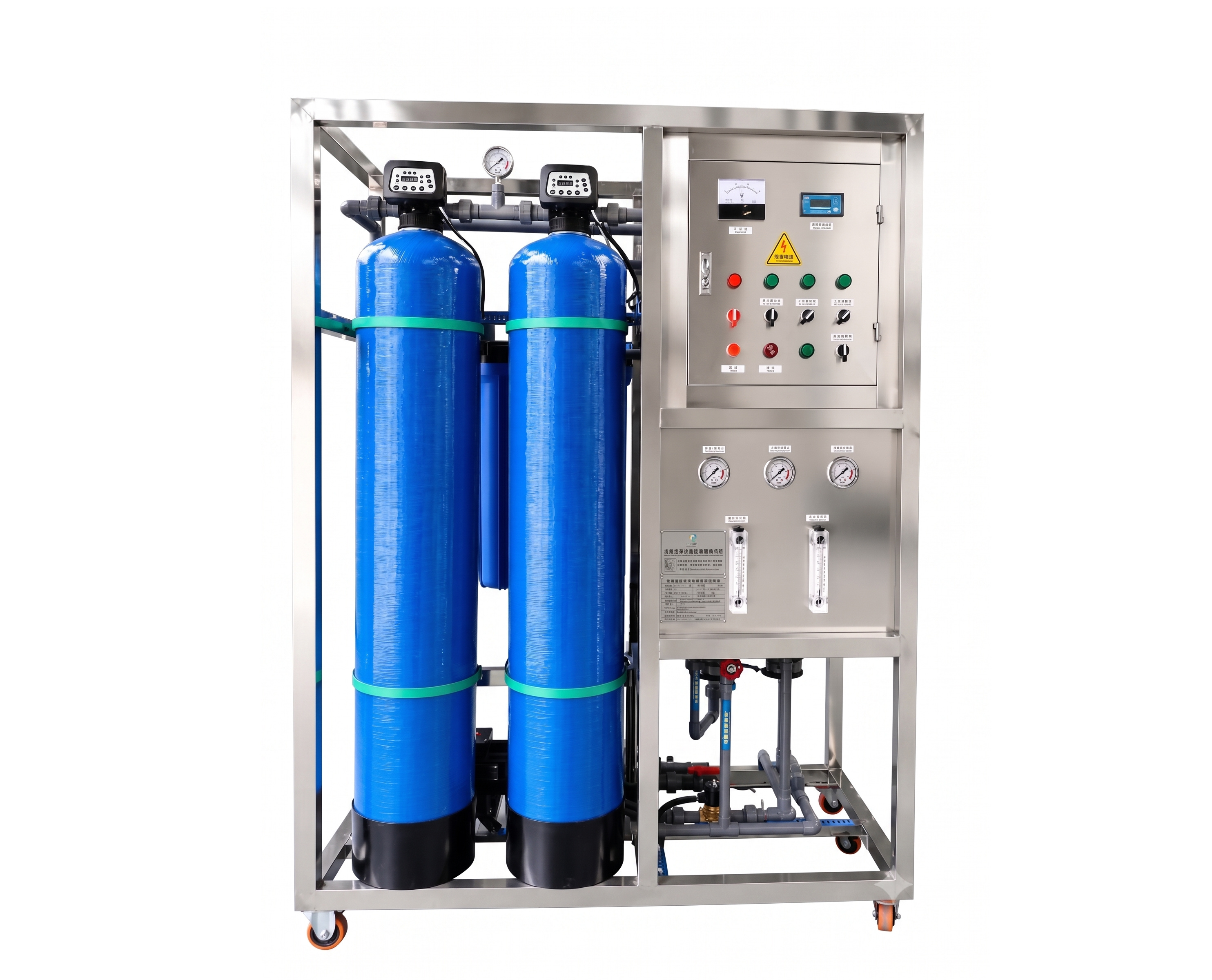 6-stage Commercial Reverse Osmosis (RO) Water Purification Plant 500 LPH