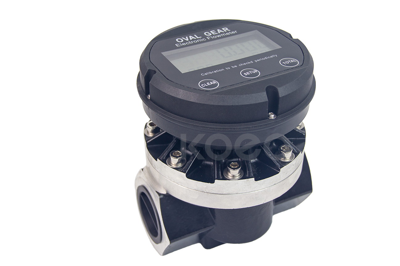 Digital electronic oval gear flow meter (1 inch, 1.5 inch, 2inch) – KOEO