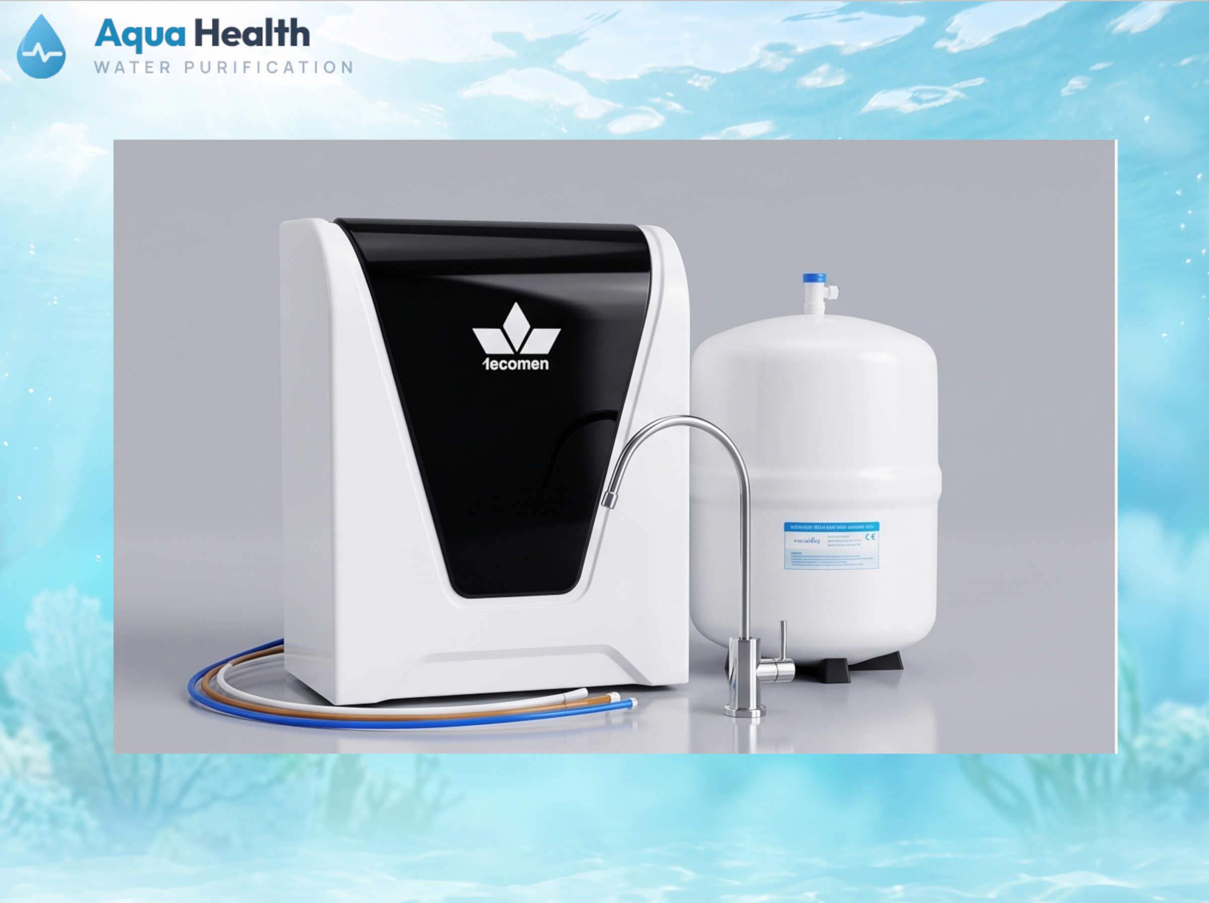 Tecomen 100 GPD 7-Stage Full-Cover RO Purifier