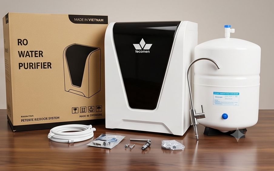 Tecomen 100 GPD 7-Stage Full-Cover RO Purifier